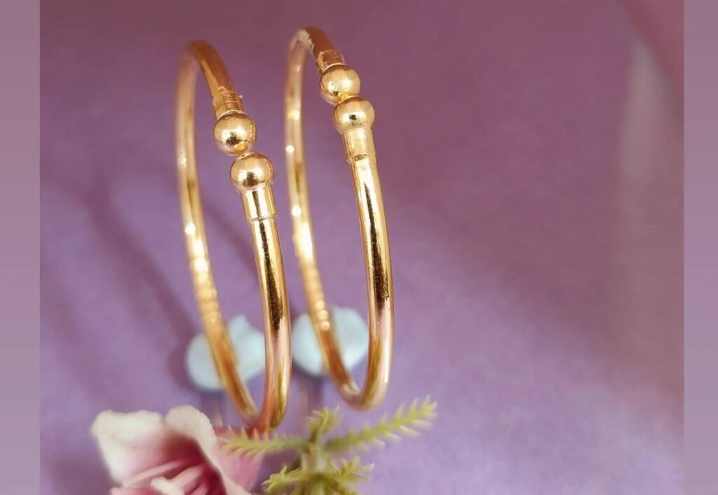 916 Gold Stylish Bachha Kadli BB-487