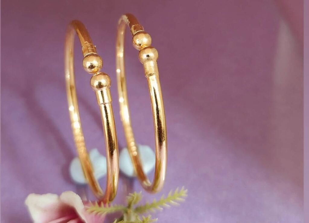 916 Gold Indian Design Bachha Kadli BB-488