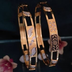 916 Gold Hallmarked Double Pipe Kadli DP-003