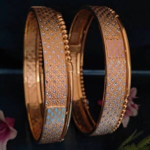 916 Gold Elegant  Double Pipe Kadli DP-010