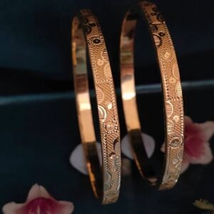 916 Gold Trending Double Pipe Kadli DP-015