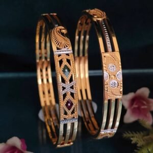 916 Gold Classy  Double Pipe Kadli DP-016