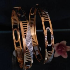 916 Gold Daily Wear Double Pipe Kadli DP-018