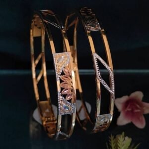 916 Gold Handmade Double Pipe Kadli DP-019