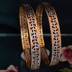 916 Gold Fancy Double Pipe Kadli DP-020