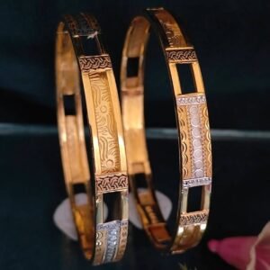 916 Gold Classic Double Pipe Kadli DP-024