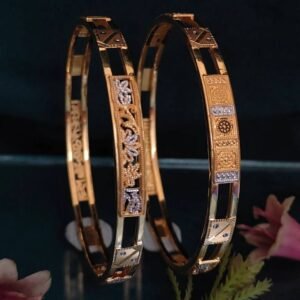 916 Gold Daily Wear Double Pipe Kadli DP-037
