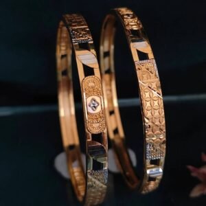 916 Gold Hallmarked Double Pipe Kadli DP-041