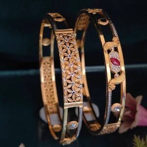 916 Gold Classic Double Pipe Kadli DP-043