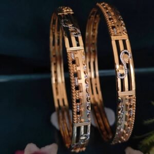 916 Gold Elegant  Double Pipe Kadli DP-049