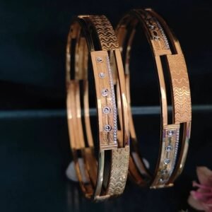 916 Gold Trending Double Pipe Kadli DP-054