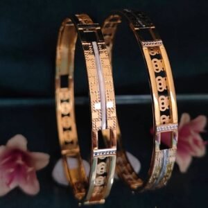 916 Gold Handmade Double Pipe Kadli DP-058