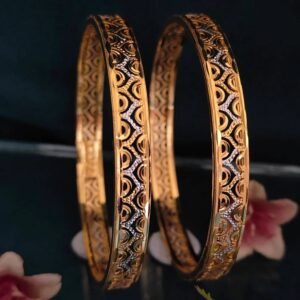 916 Gold Classic Double Pipe Kadli DP-063