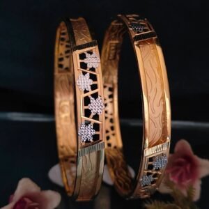 916 Gold Elegant  Double Pipe Kadli DP-068