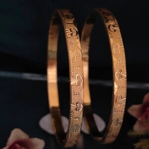 916 Gold Stylish Double Pipe Kadli DP-069