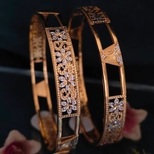 916 Gold Classy  Double Pipe Kadli DP-074