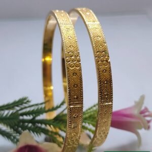 916 Gold Trending Double Pipe Kadli DP-174