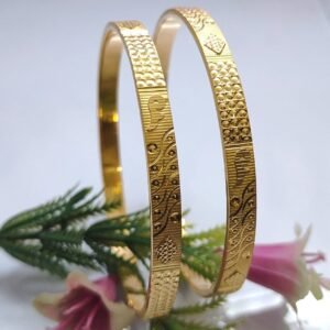 916 Gold Classy  Double Pipe Kadli DP-175