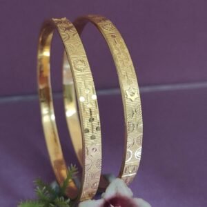 916 Gold Daily Wear Double Pipe Kadli DP-188