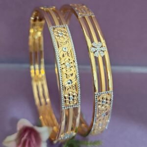 916 Gold Classic Double Pipe Kadli DP-195