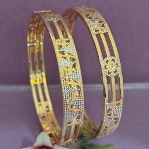 916 Gold Unique  Double Pipe Kadli DP-211