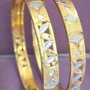 916 Gold Classy  Double Pipe Kadli DP-222