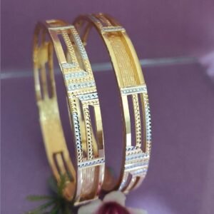 916 Gold Classy  Double Pipe Kadli DP-299