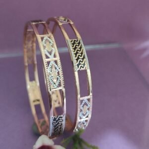 916 Gold Handmade Double Pipe Kadli DP-306