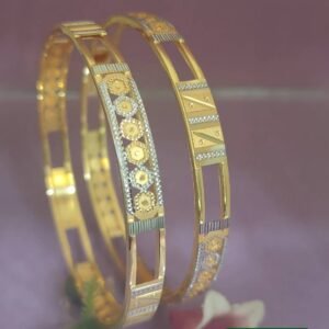 916 Gold Classy  Double Pipe Kadli DP-397