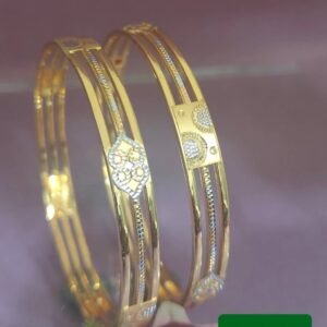 916 Gold Classic Double Pipe Kadli DP-405