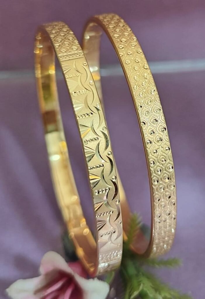 916 Gold Royal Double Pipe Kadli DP-419