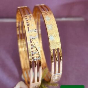 916 Gold Unique  Double Pipe Kadli DP-431