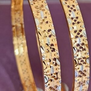 916 Gold Daily Wear Double Pipe Kadli DP-435