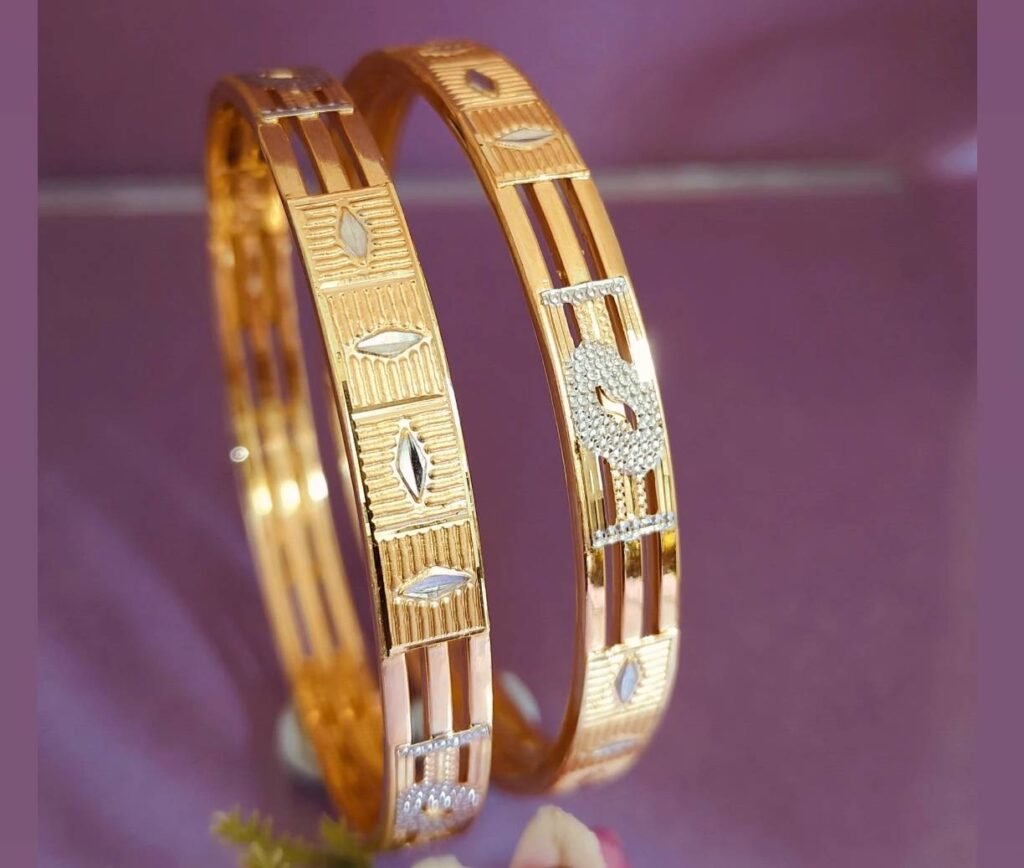 916 Gold Royal Double Pipe Kadli DP-443