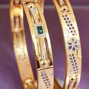 916 Gold Classy  Double Pipe Kadli DP-464