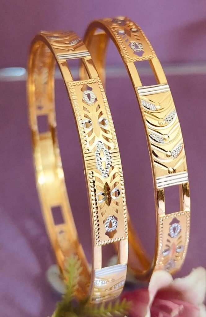 916 Gold Classic Double Pipe Kadli DP-479