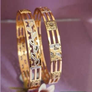 916 Gold Trending Double Pipe Kadli DP-567