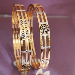 916 Gold Classy  Double Pipe Kadli DP-568