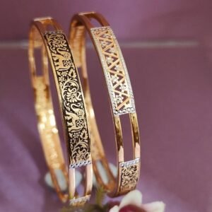 916 Gold Handmade Double Pipe Kadli DP-571