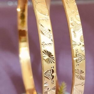 916 Gold Elegant  Double Pipe Kadli DP-588