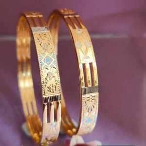 916 Gold Unique  Double Pipe Kadli DP-592