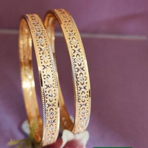916 Gold Classy  Double Pipe Kadli DP-597