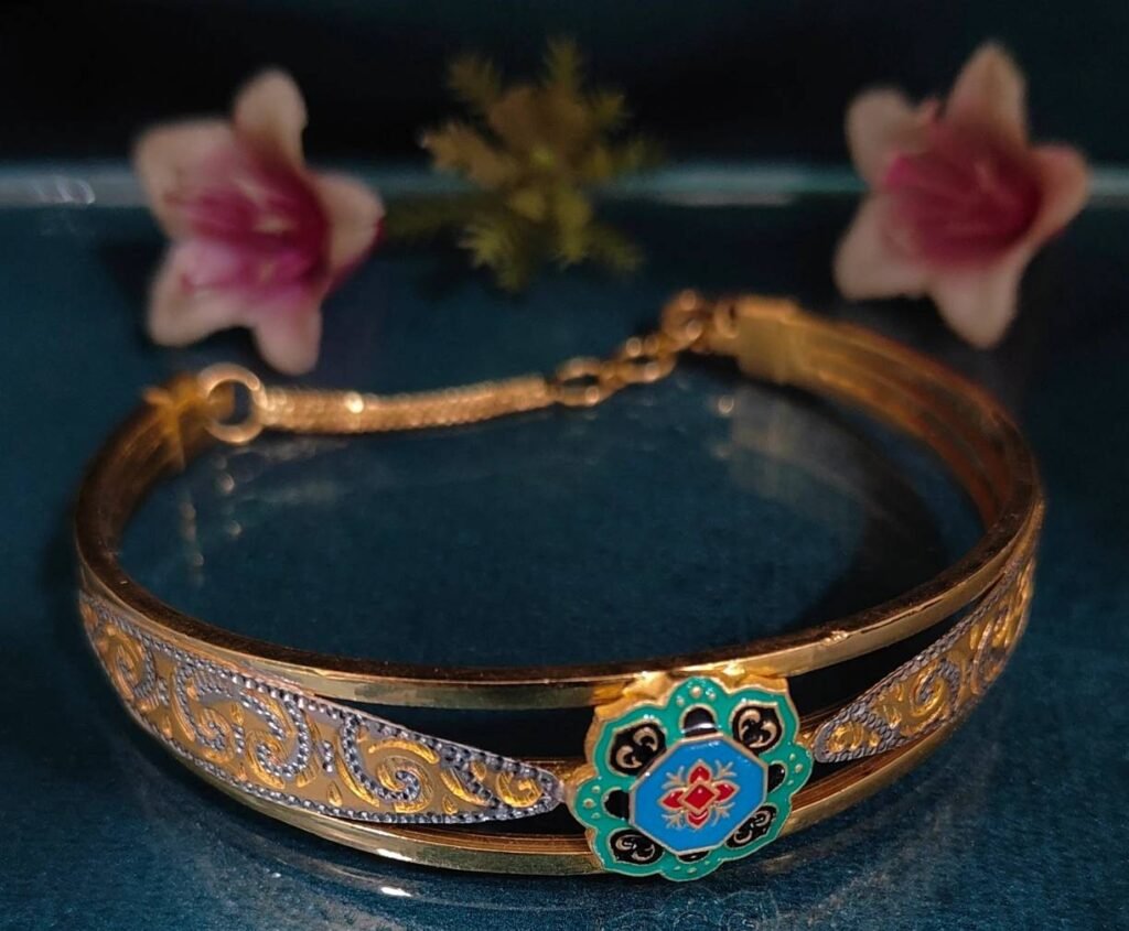 916 Gold Fancy Ladies Bracelet LB-001