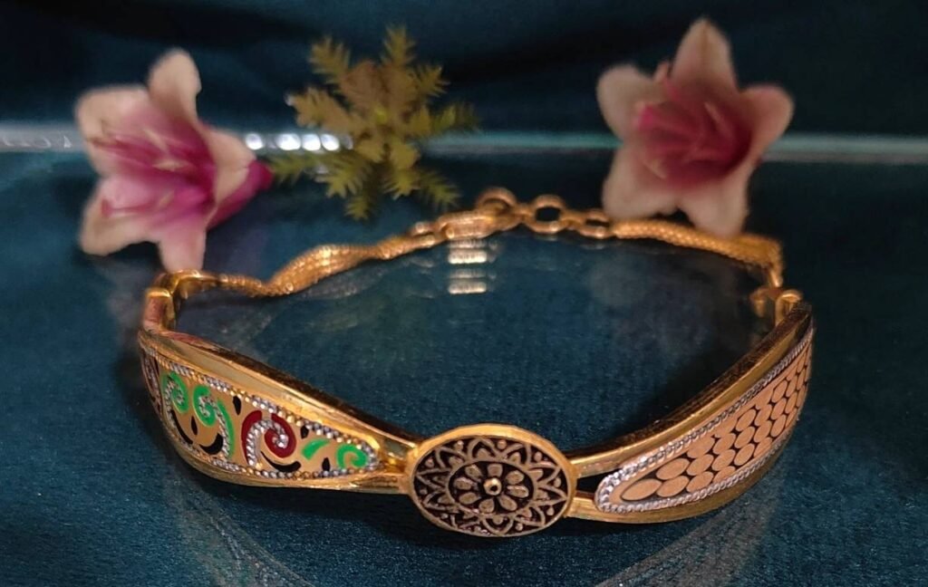 916 Gold Designer Ladies Bracelet LB-002