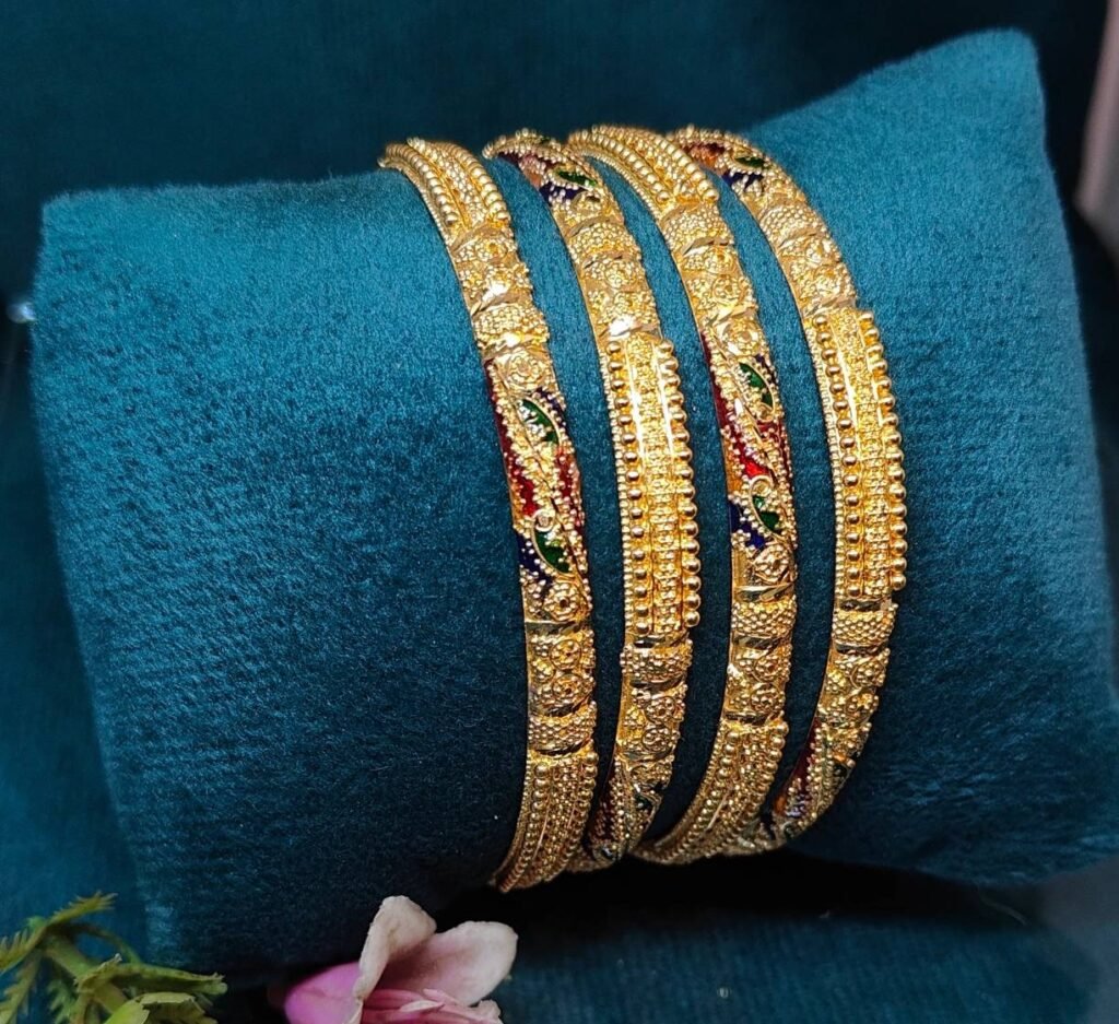 916 Gold Designer Half Round Patla PP-003