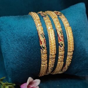 916 Gold Designer Half Round Patla PP-003