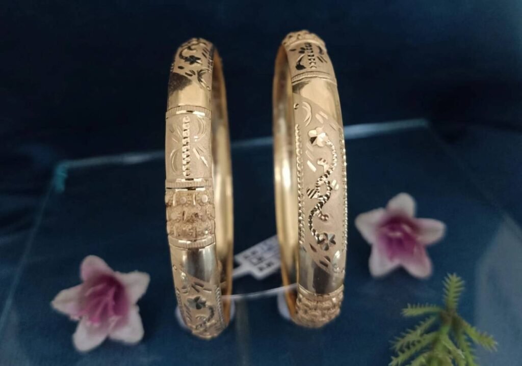 916 Gold Hallmarked Half Round Patla PP-004