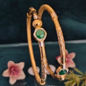 916 Gold Modern Single Pipe Kadli SP-004