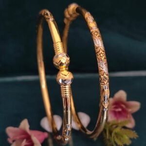 916 Gold Stunning Single Pipe Kadli SP-012