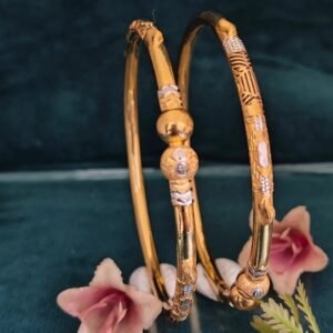 916 Gold Unique  Single Pipe Kadli SP-014